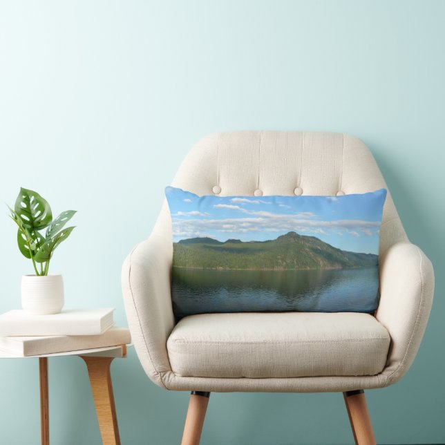 Coast of British Columbia in Scenic Canada Lumbar Pillow (Chair)