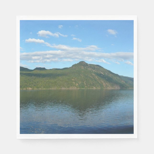 Coast of British Columbia in Scenic Canada Napkins (Front)