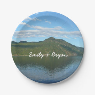 Coast of British Columbia in Scenic Canada Paper Plates