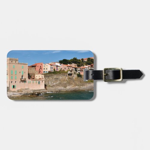 Coast of Collioure in France Luggage Tag