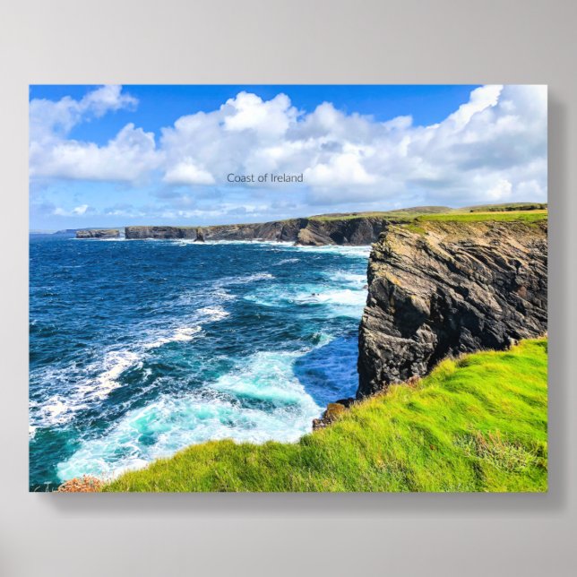 Coast of Ireland, photograph, Acrylic Photo Tile (Front Set)