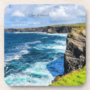 Coast of Ireland, photograph, Beverage Coaster