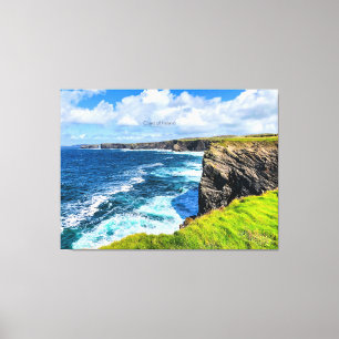 Coast of Ireland, photograph, Canvas Print