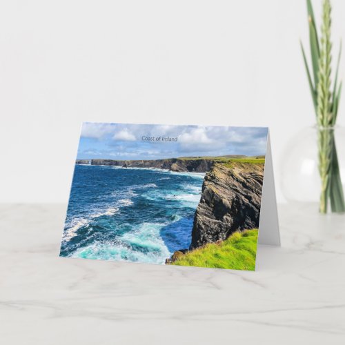 Coast of Ireland photograph Card