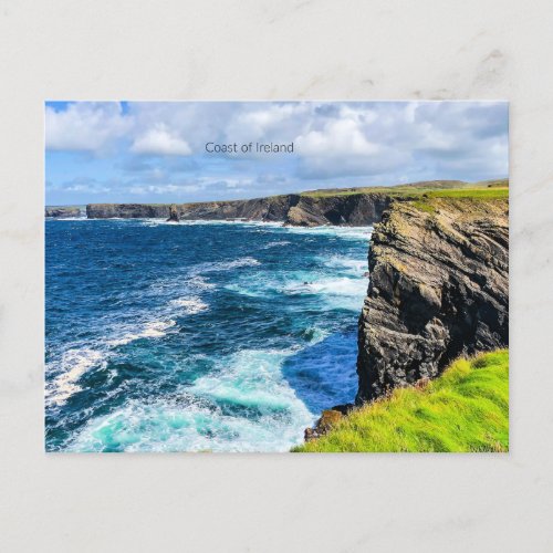Coast of Ireland photograph Postcard