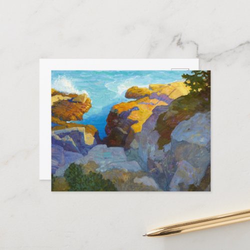 Coast of Maine by Newell Convers Wyeth Holiday Postcard