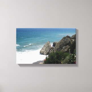 Coast of Nerja, Spain Canvas Print