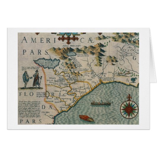 Coast of North Carolina, detail of the map titled (Front Horizontal)