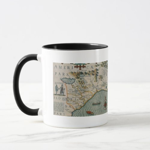 Coast of North Carolina detail of the map titled Mug