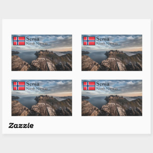Coast of Norway Rectangular Sticker