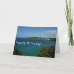 Coast of St. Lucia Birthday Card (Blank Inside)