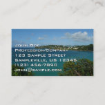 Coast of St. Lucia Caribbean Vacation Photo Business Card