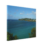Coast of St. Lucia Caribbean Vacation Photo Canvas Print