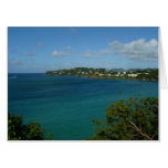 Coast of St. Lucia Caribbean Vacation Photo Card