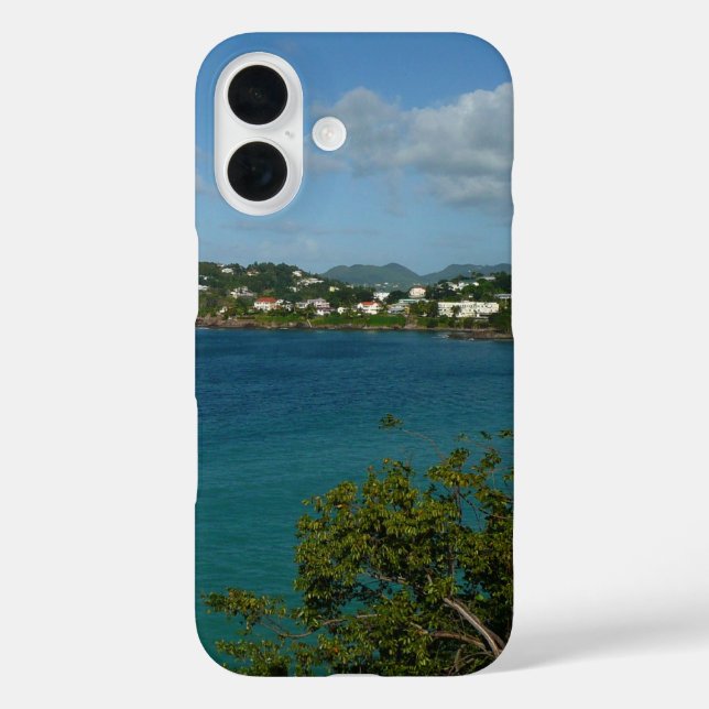 Coast of St. Lucia Caribbean Vacation Photo Case-Mate iPhone Case (Back)