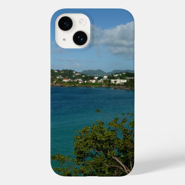 Coast of St. Lucia Caribbean Vacation Photo Case-Mate iPhone Case (Back)