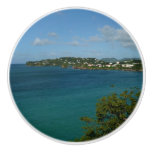 Coast of St. Lucia Caribbean Vacation Photo Ceramic Knob