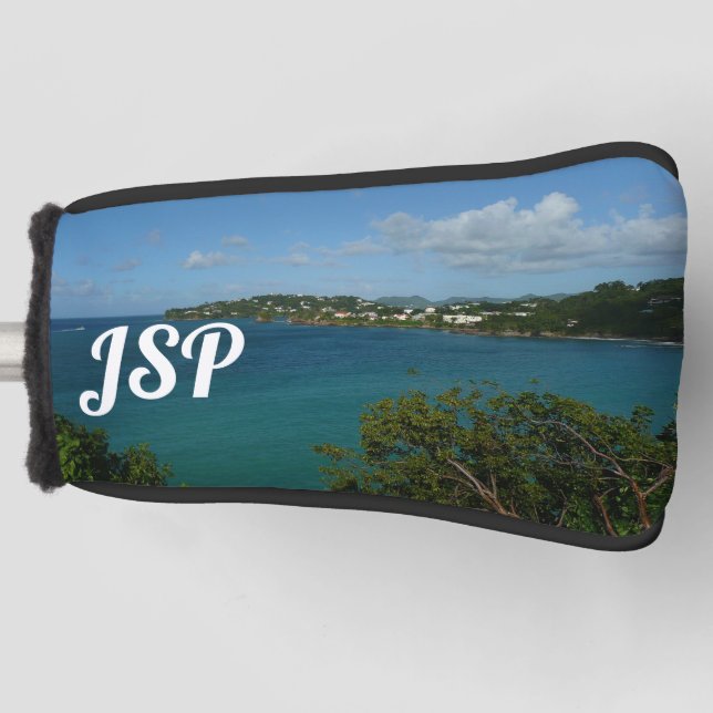 Coast of St. Lucia Caribbean Vacation Photo Golf Head Cover (Front)