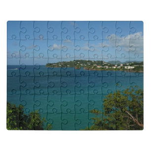 Coast of St. Lucia Caribbean Vacation Photo Jigsaw Puzzle