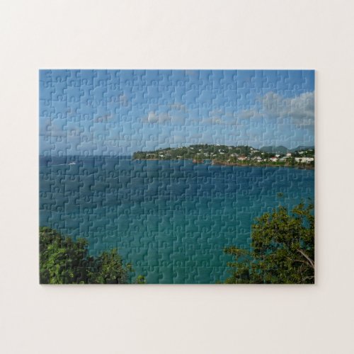 Coast of St Lucia Caribbean Vacation Photo Jigsaw Puzzle