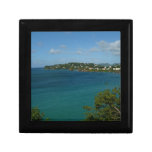 Coast of St. Lucia Caribbean Vacation Photo Keepsake Box