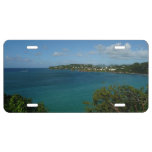 Coast of St. Lucia Caribbean Vacation Photo License Plate