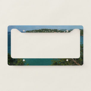 Coast of St. Lucia Caribbean Vacation Photo License Plate Frame