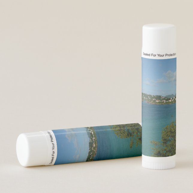 Coast of St. Lucia Caribbean Vacation Photo Lip Balm (Front)