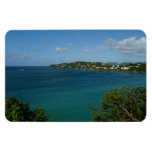 Coast of St. Lucia Caribbean Vacation Photo Magnet