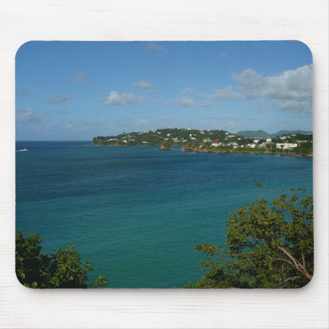 Coast of St. Lucia Caribbean Vacation Photo Mouse Pad (Front)