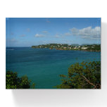 Coast of St. Lucia Caribbean Vacation Photo Paperweight