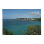 Coast of St. Lucia Caribbean Vacation Photo Placemat