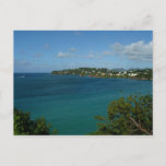 Coast of St. Lucia Caribbean Vacation Photo Postcard