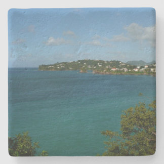 Coast of St. Lucia Caribbean Vacation Photo Stone Coaster