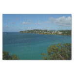 Coast of St. Lucia Caribbean Vacation Photo Tissue Paper