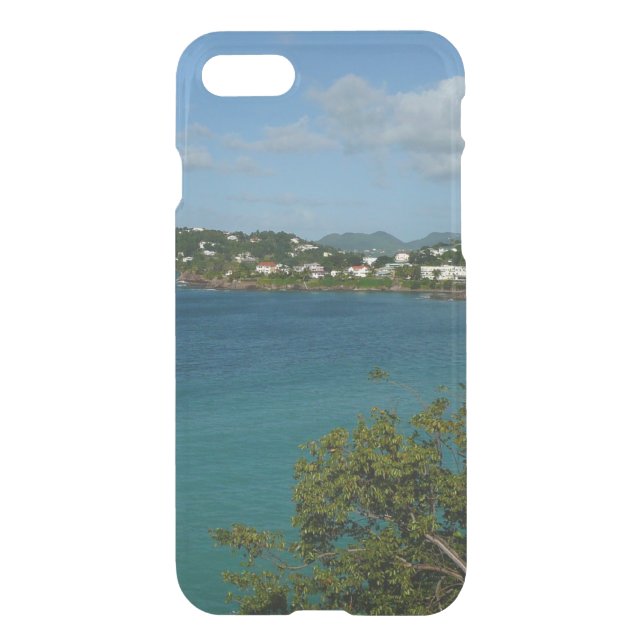 Coast of St. Lucia Caribbean Vacation Photo Uncommon iPhone Case (Back)