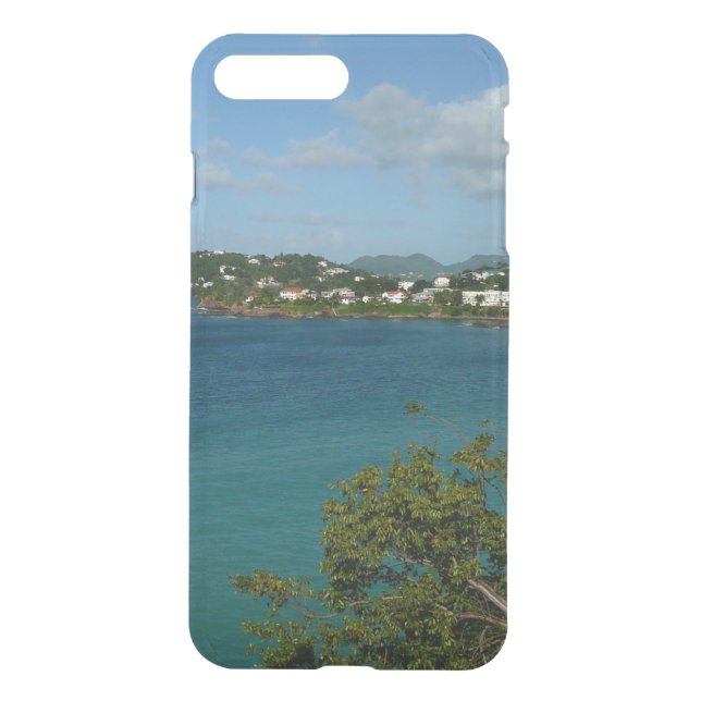 Coast of St. Lucia Caribbean Vacation Photo Uncommon iPhone Case (Back)