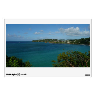 Coast of St. Lucia Caribbean Vacation Photo Wall Sticker