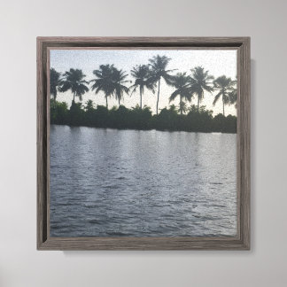 Coast on a canvas print