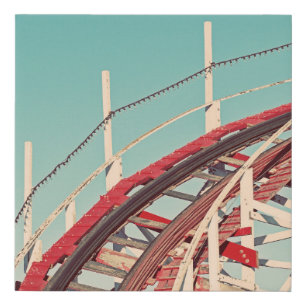 Coast - Roller Coaster Wall Art - Santa Cruz CA