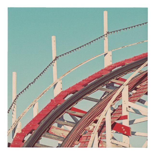 Coast - Roller Coaster Wall Art - Santa Cruz CA (Front)