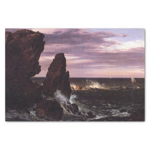 Coast Scene by Frederic Edwin Church Tissue Paper