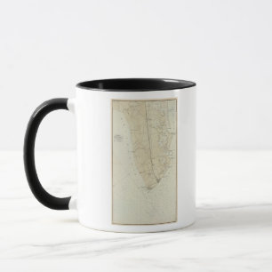 Coast section no 6 Sea Island to Cape May Point Mug