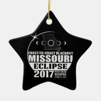 Coast to Coast Missouri Eclipse 2017 Ceramic Ornament