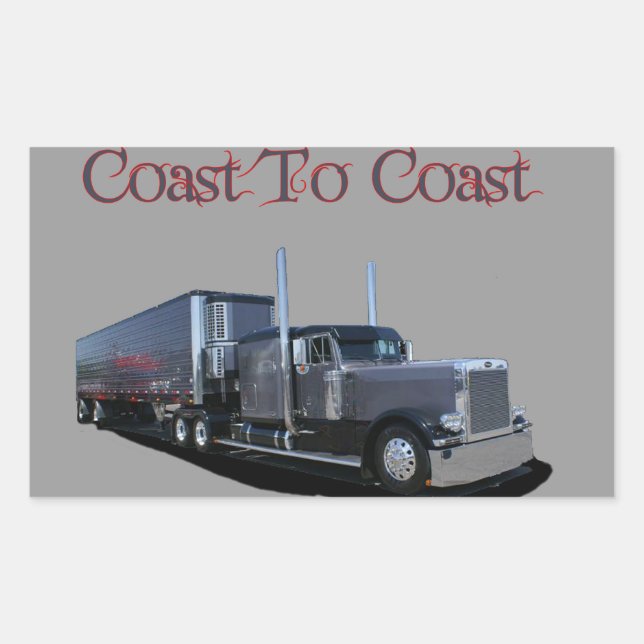 Coast to Coast Rectangular Sticker (Front)