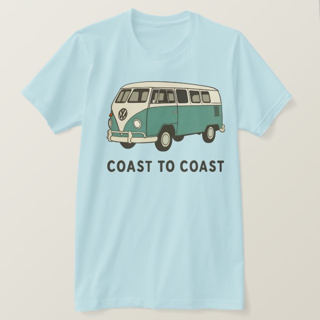 Coast to Coast T-Shirt (Design Front)