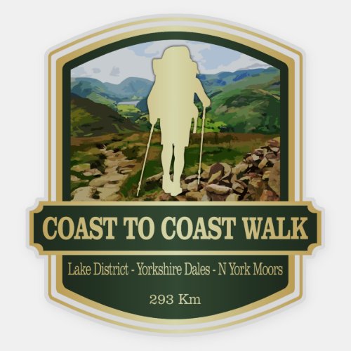 Coast to Coast Walk B Sticker