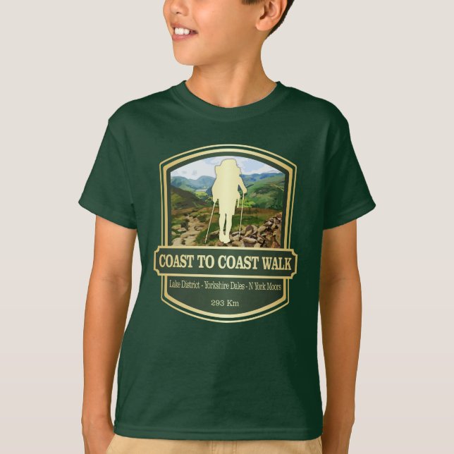 Coast to Coast Walk (B) T-Shirt (Front)