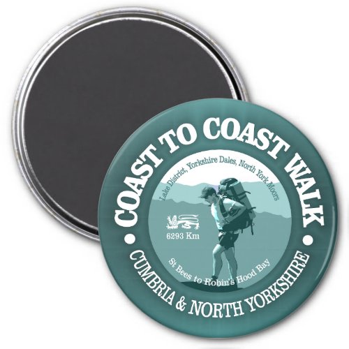 Coast to Coast Walk T Magnet