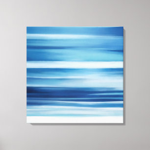 Coastal Abstract Ocean Canvas Print
